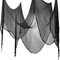 Wrapables 197 x 84.5 Inch Halloween Black Creepy Cloth, Scary Spooky Gauze Fabric for Halloween Decorations, Haunted House, Parties